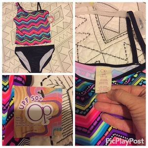 Girl SWIM TANKINI TWO PIECE WITH TAGS!